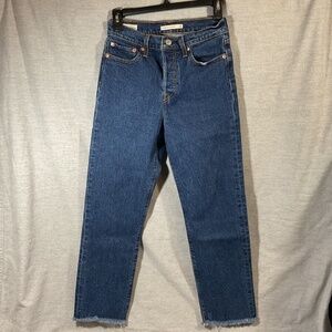 Levi’s Wedgie Straight Ankle Jeans